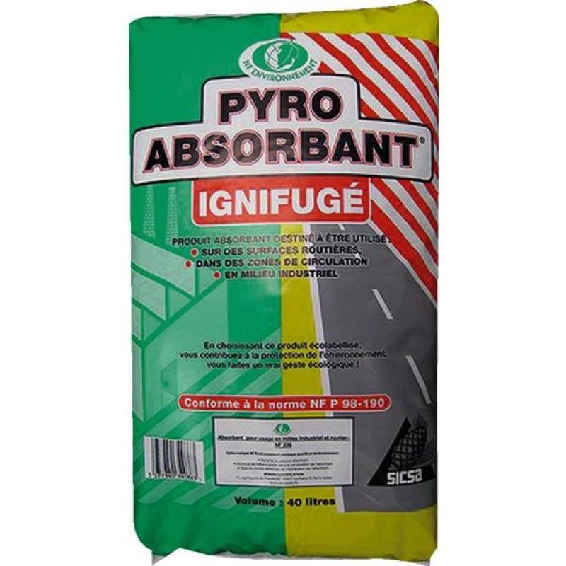 Sac de 40L d'absorbant ignifugé biodégradable
