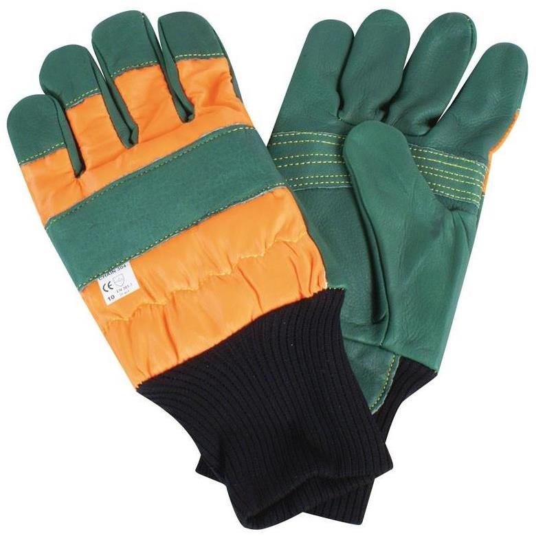 Gants Forestier anticoupure  ( les 2 mains) poig. tricot  Norme EN 381-7