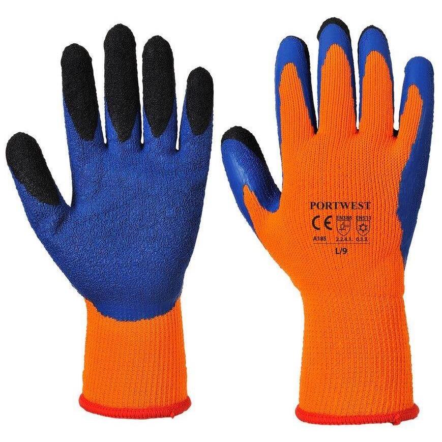 Gants DUO-THERM enduction latex sur support poylester doublé bouclette