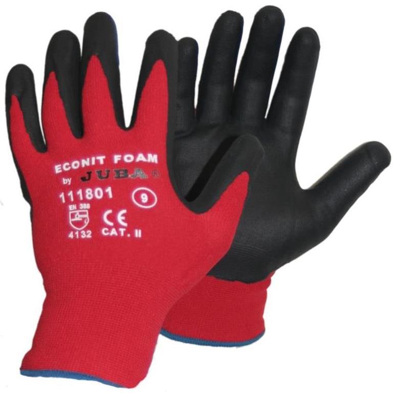 Gant nylon/Lycra ECONIT FOAM enduit nitrile paume, jauge 15