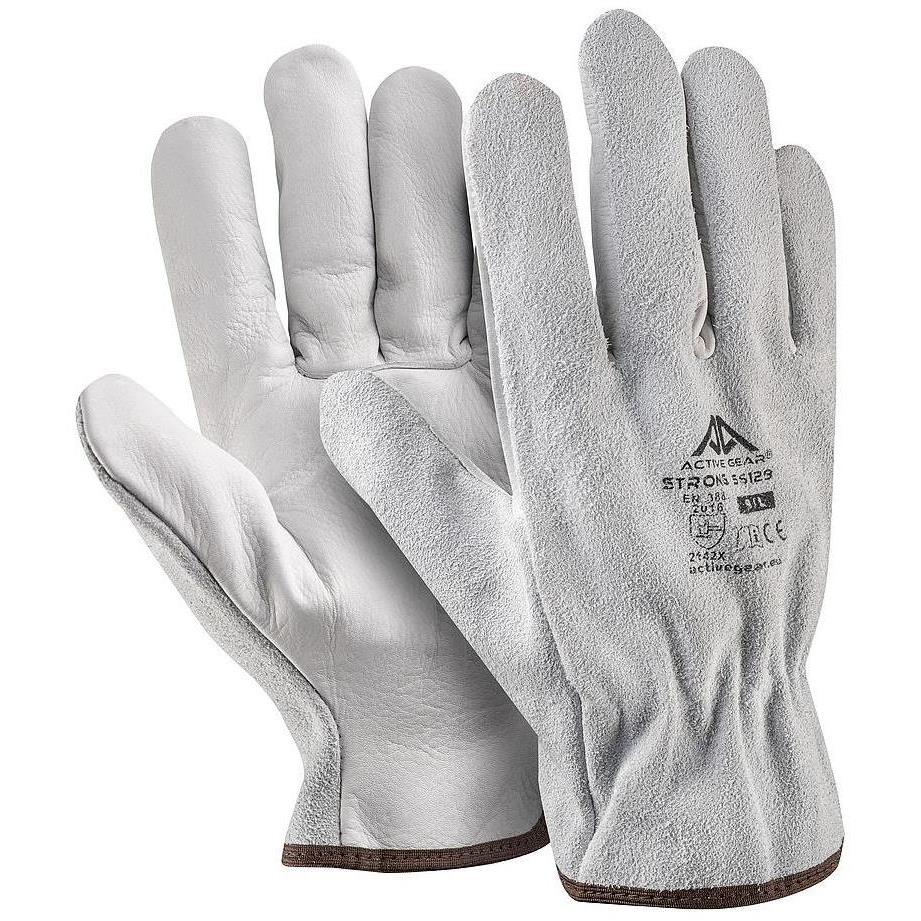 Gant maitrise fleur croûte de bovin