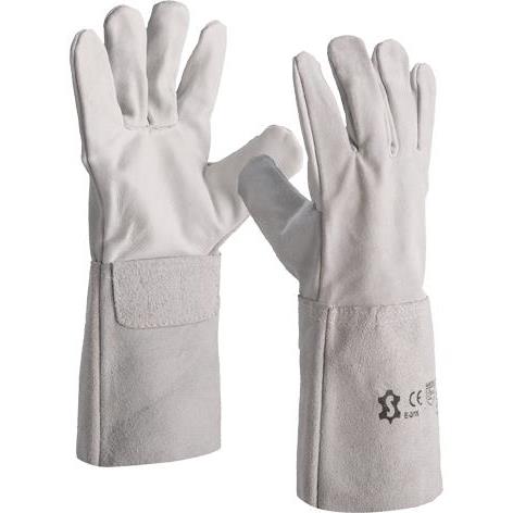 Gant soudeur fleur croûte manchette de 15 cm