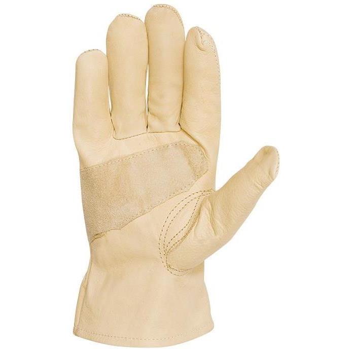 Paire de gants cuir fleur de bovin qualité supérieure renforcés H411IN