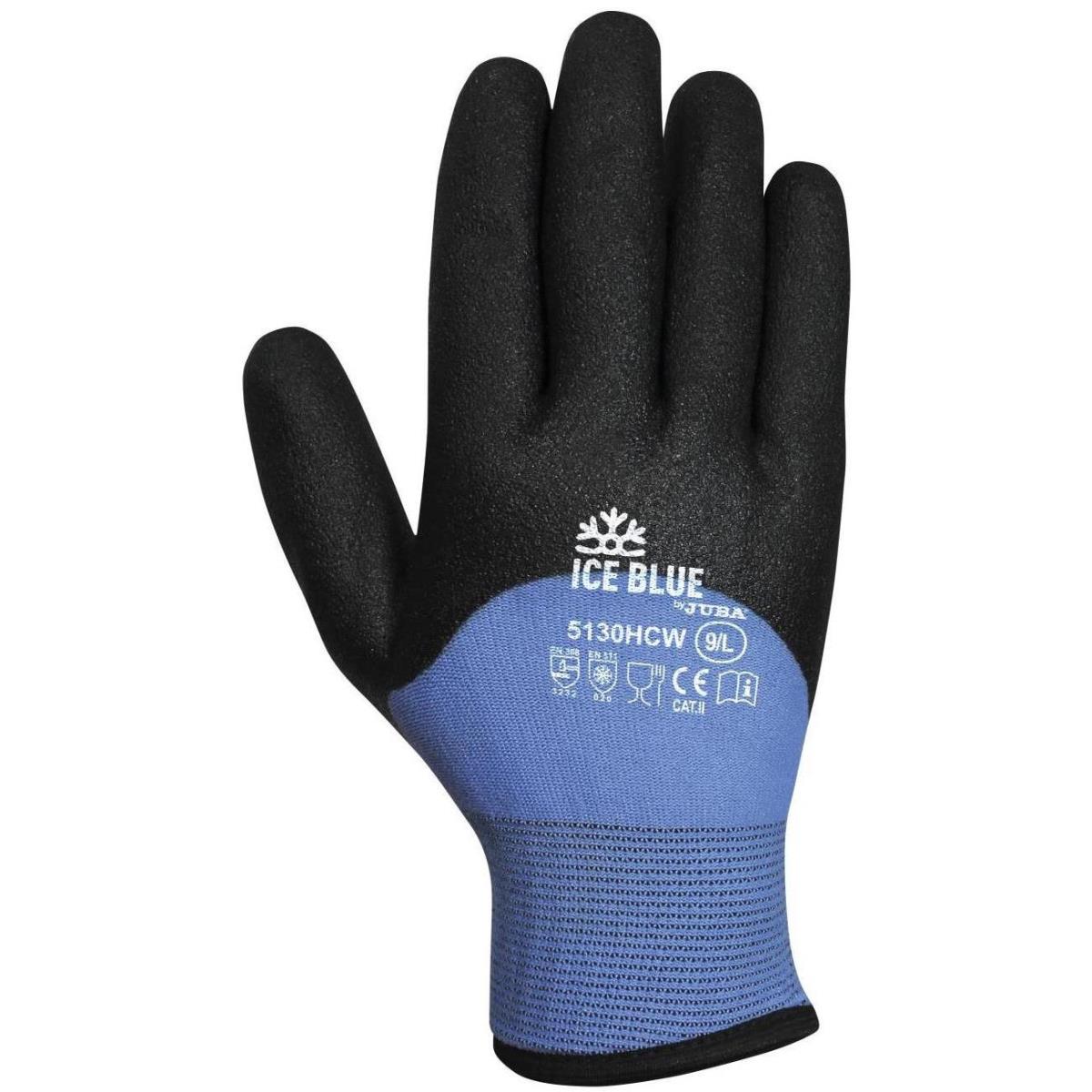 Gant ICE BLUE enduction pvc 3/4 contre le froid aux normes EN388 et EN511