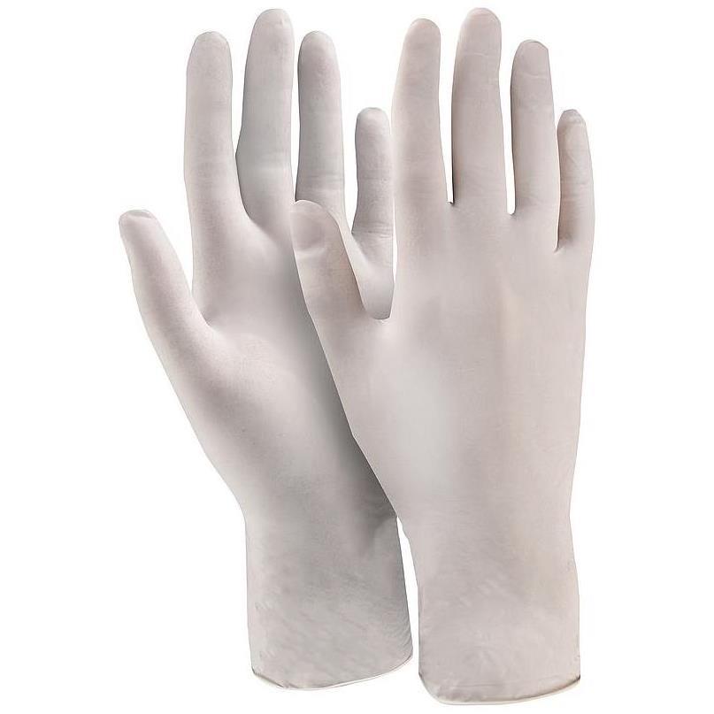 Boite 100 gants latex jetables à la norme contact alimentaire