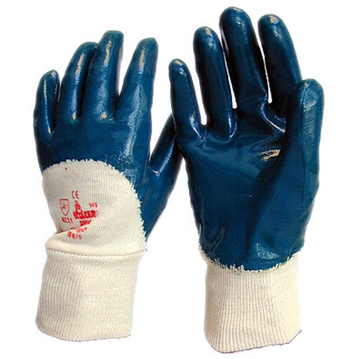 Gant NBR 326 lourd dos aéré, poignet tricot