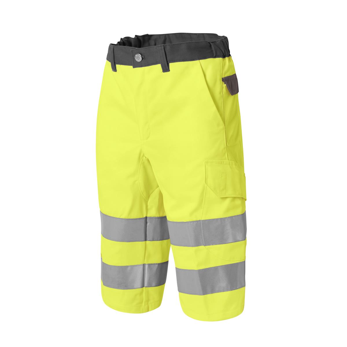 Bermuda haute visibilite LUKLIGHT EN20471 classe 2 , coton/polyester