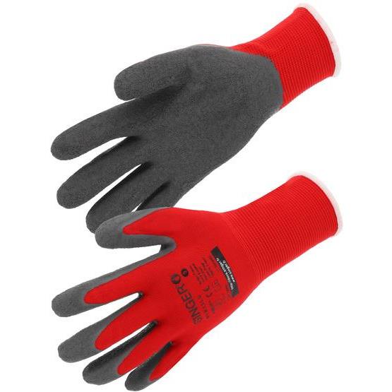 Gant NYM15LG de manipulation courante jauge 15 enduction paume latex crêpée