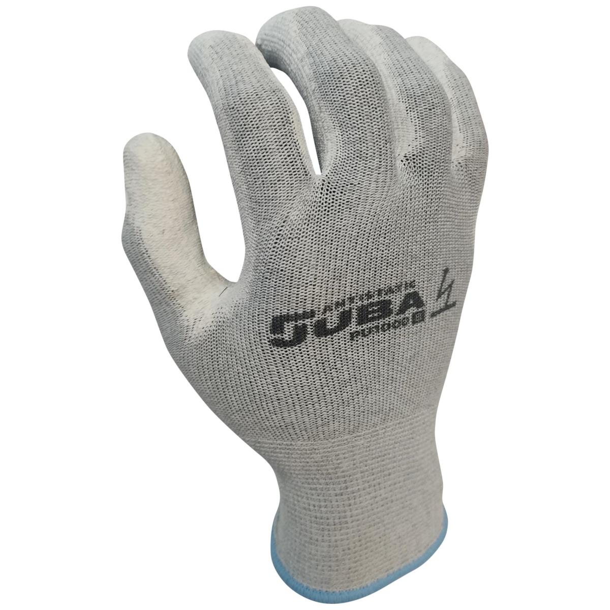 Gant ANTISTATIQUE poylamide/carbone enduit PU  EN388 et EN1149-1