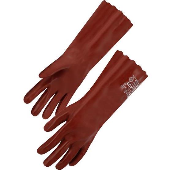 Gant PVC 40 cm pour manutention produits chimiques