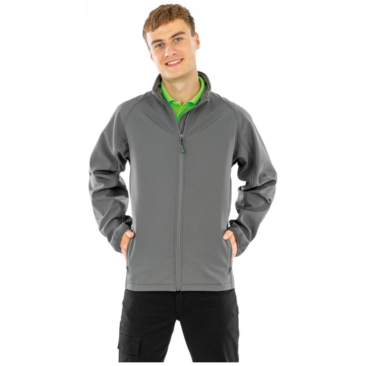 Veste Softshell Homme R901M Ecoresponsable,  polyester recyclé