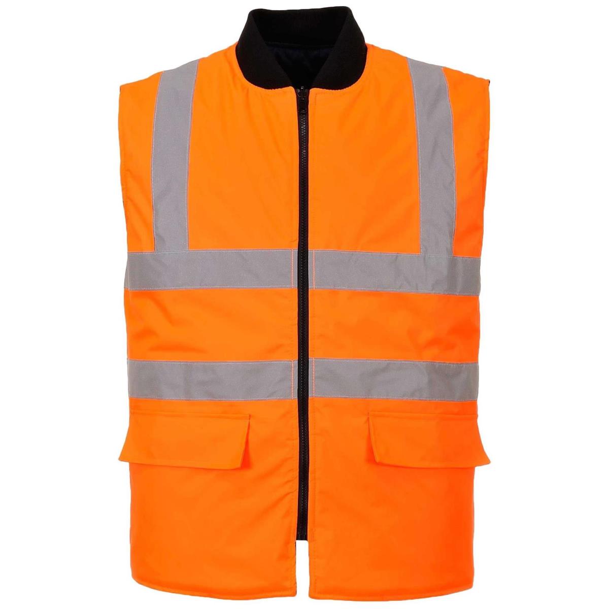 Gilet matelassé de signalisation S469 , reversible , EN471 classe 2
