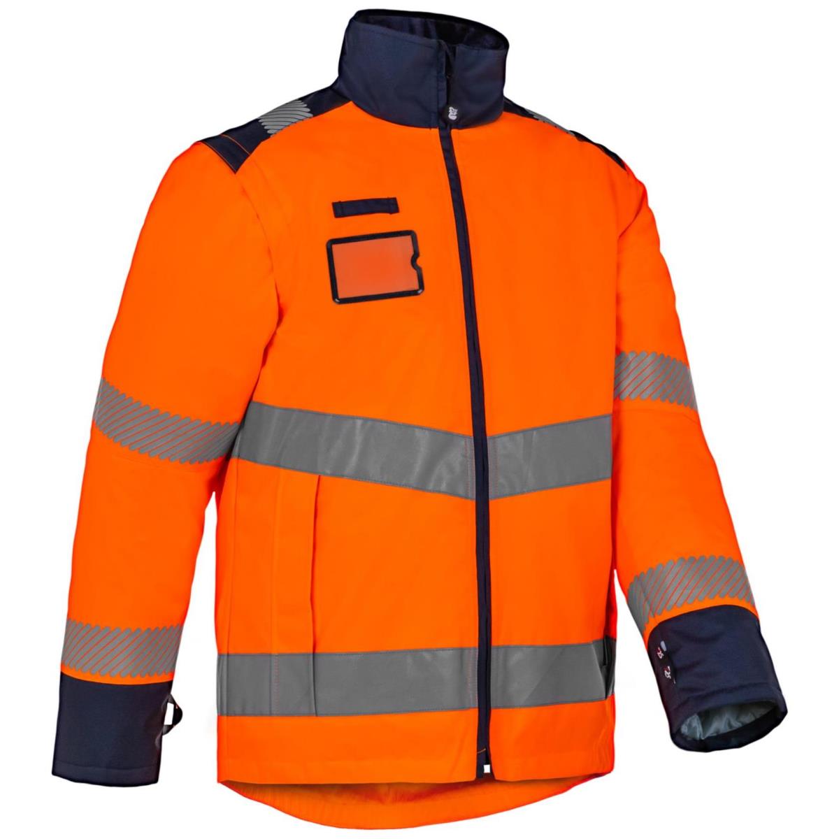 Blouson HV Ecoresponsable KALL, manches amovibles en tissu recyclé