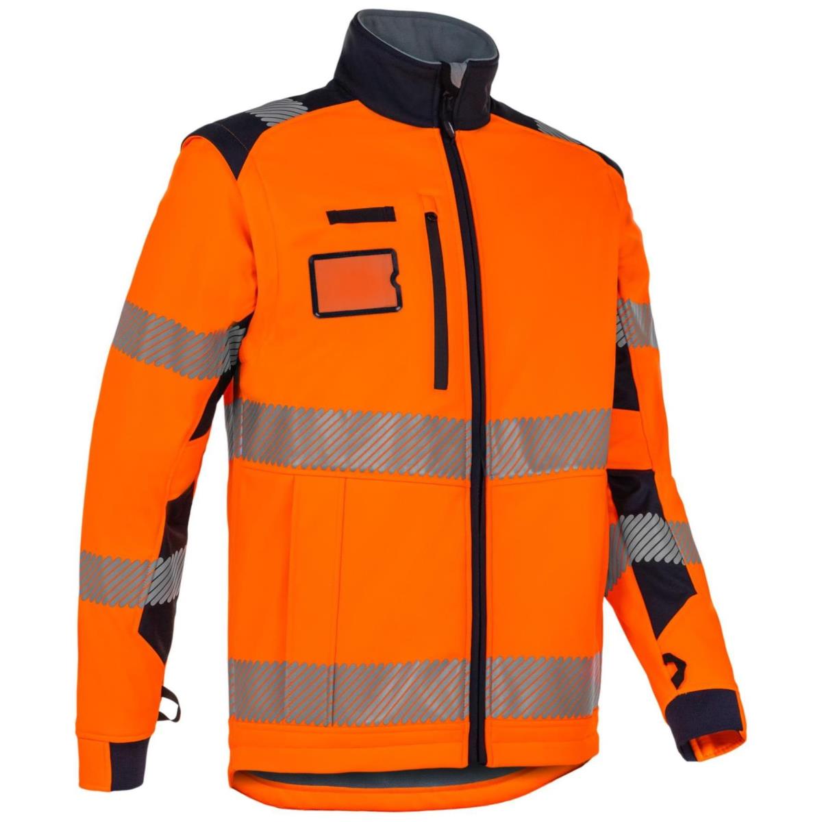 Blouson SOFTSHELL HV Ecoresponsable VIND manches amovibles en tissu recyclé