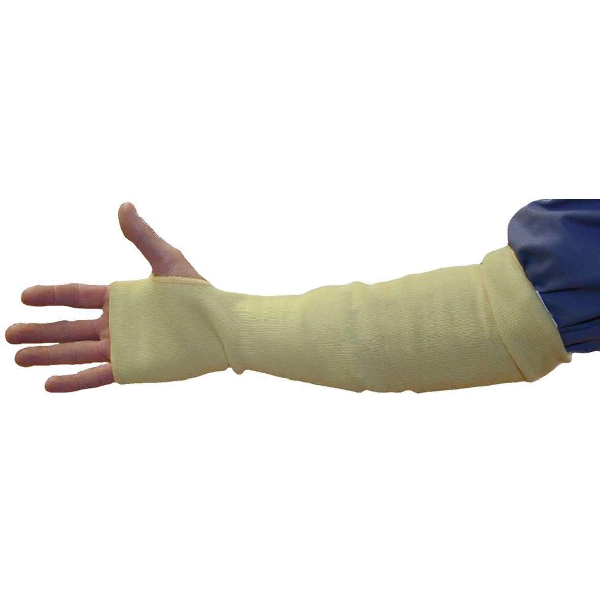 Manchette tricoté KEVLAR anti-coupure à l'unité 46 cm EN388 Indice C et EN407