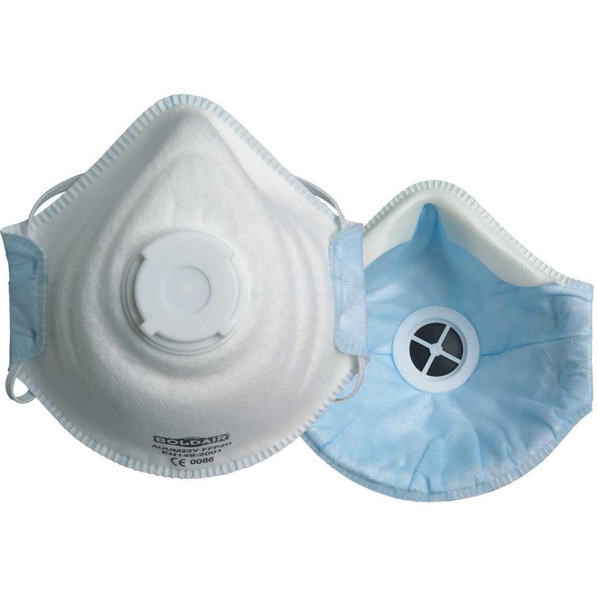 Boite de 10 masques FFP2D A VALVE