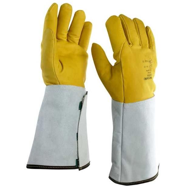 Gant CRYOGENIQUE en croûte hydro-oléofuge, EN388 4243D et EN511 2.3.0