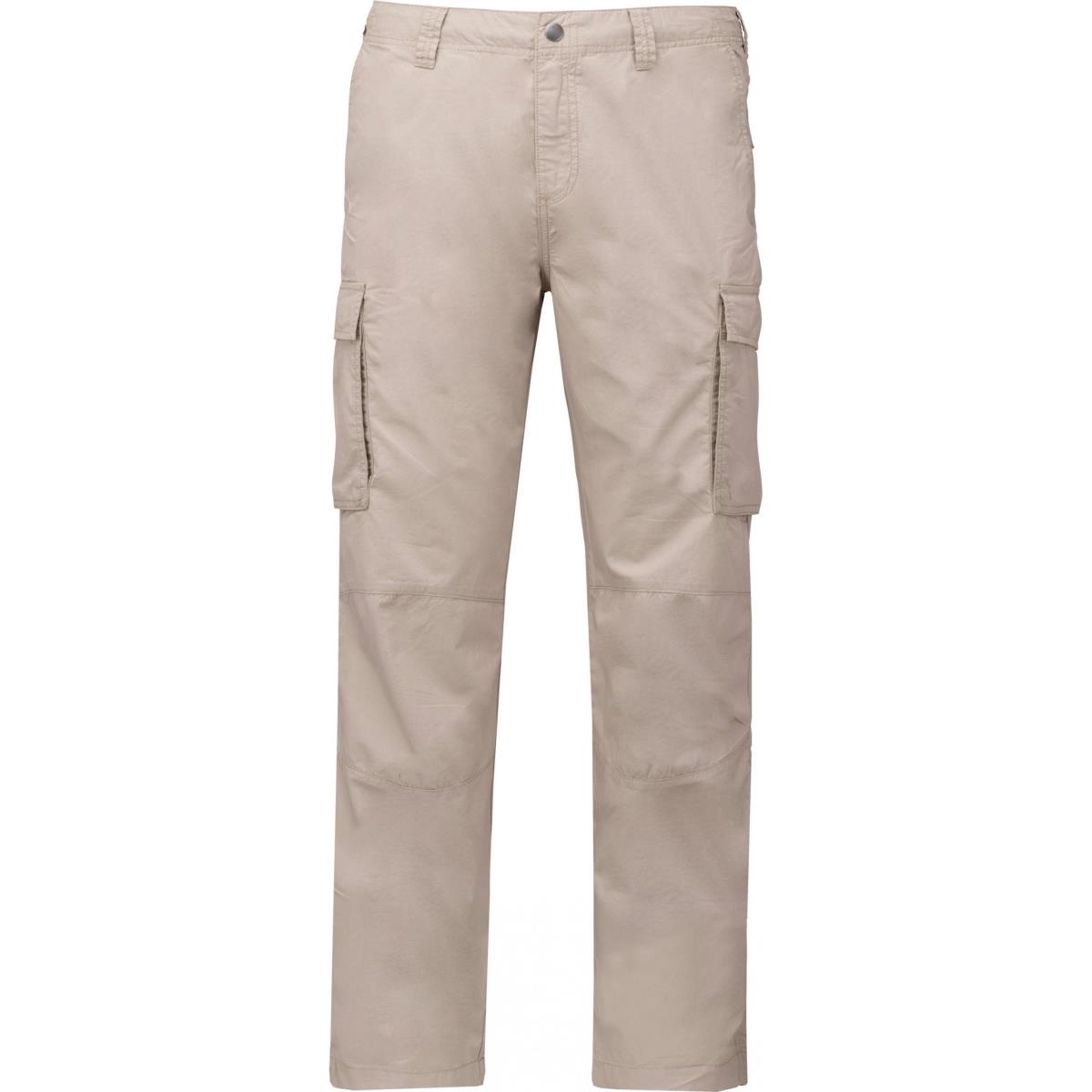 Pantalon K745 Léger Multipoches Homme 100% coton popeline145Gr