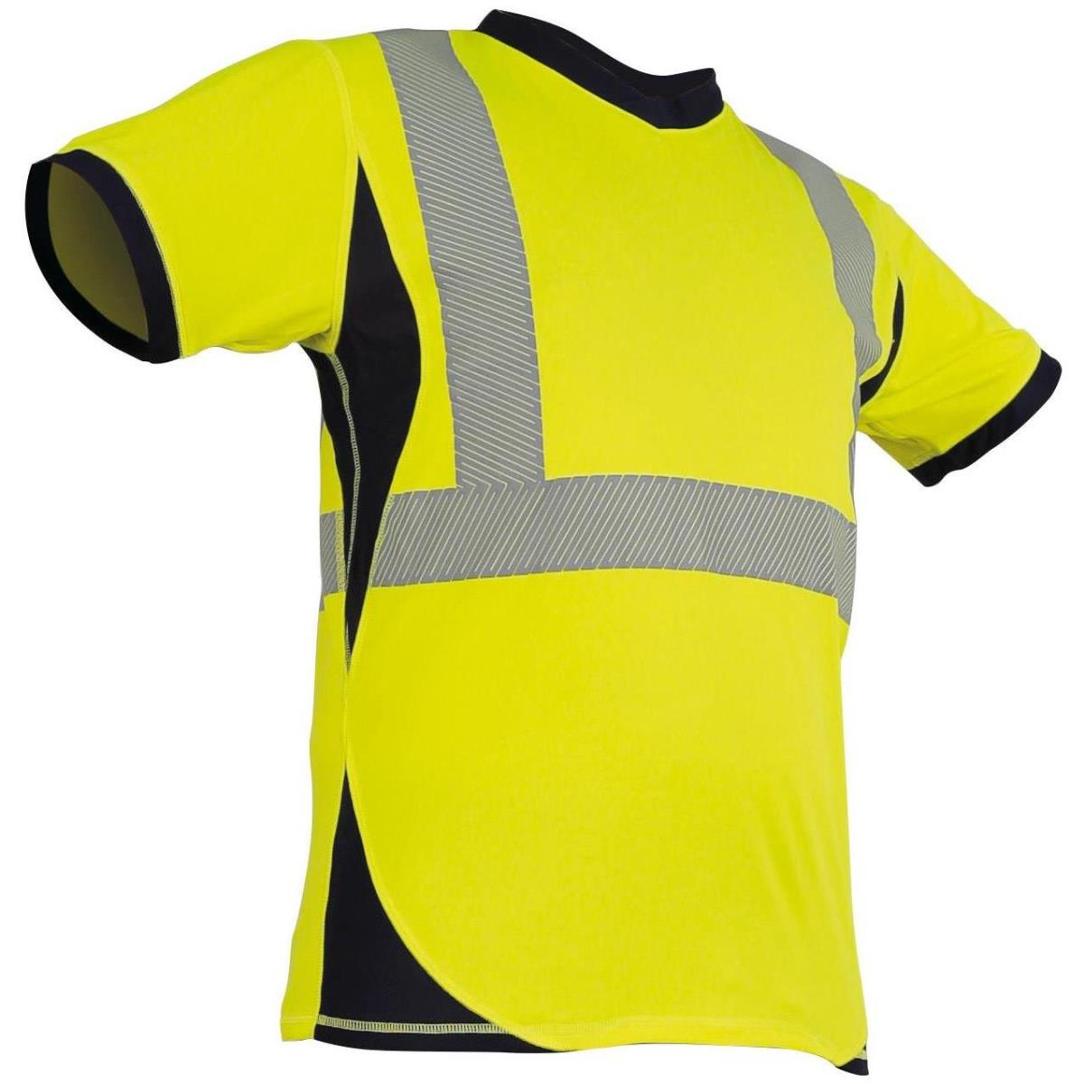 Teeshirt signalisation FUTUNA  EN20471 classe 2  EN ISO 13758-2  UPF40+