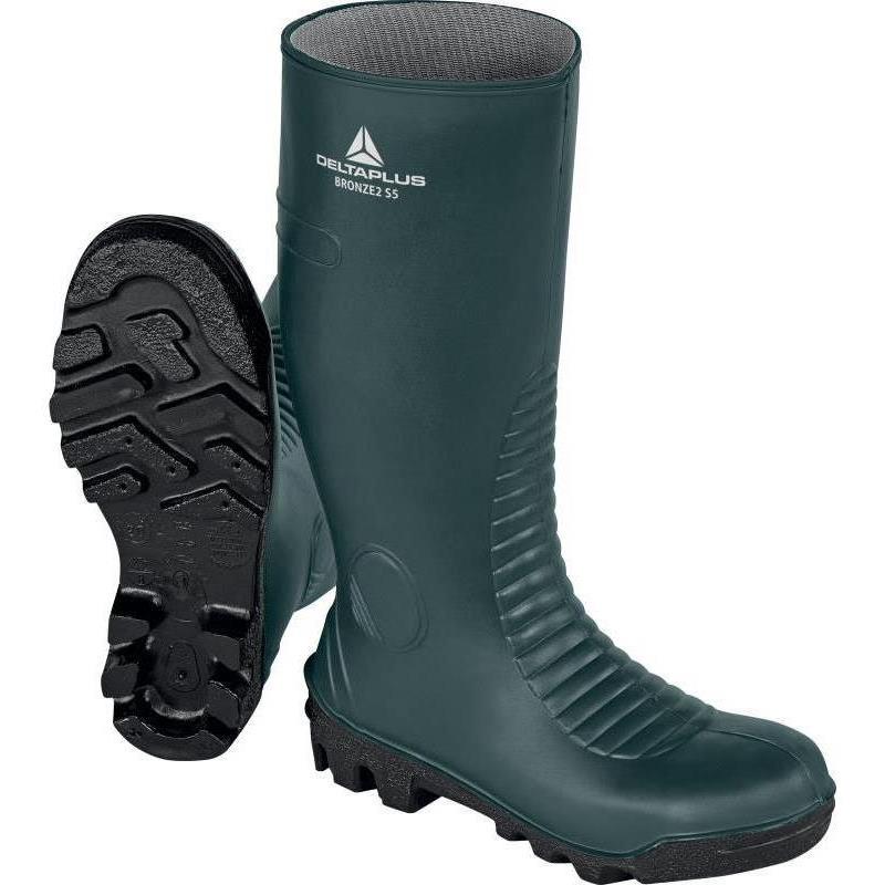 Botte sécurité pvc coloris vert  EN345 S5 FO