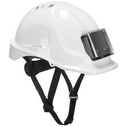 Casque Endurance Abs PB55 porte badge + jugulaire 4 pts