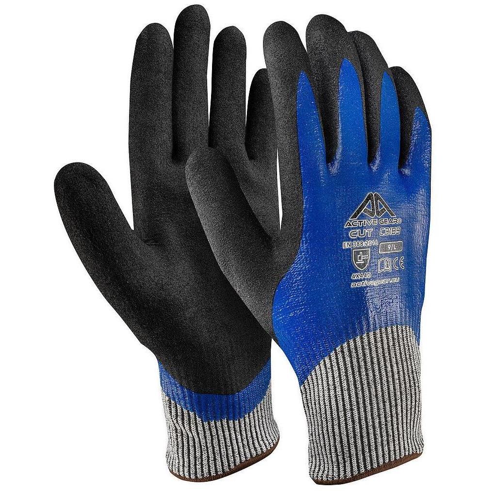 Gant C3190 anti coupure  paume nitrile sablé double couche 4.X.4.3.D