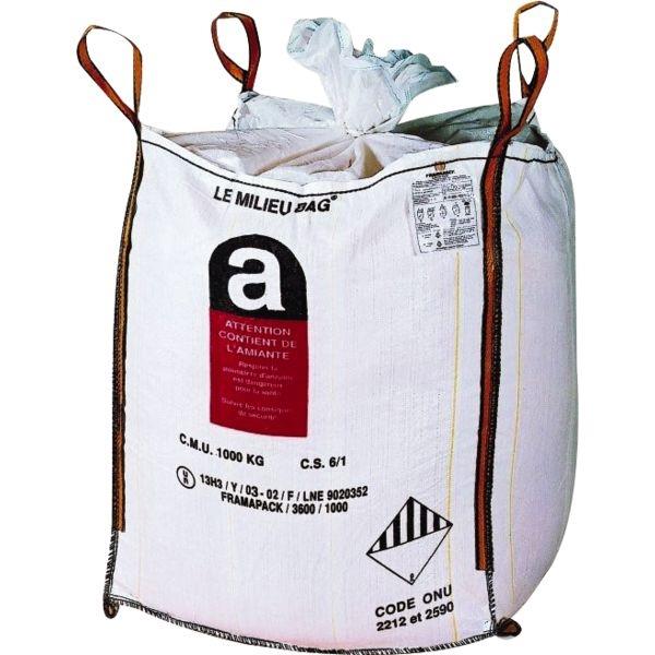 BIG BAG amiante  en toile polypro 160g/m²