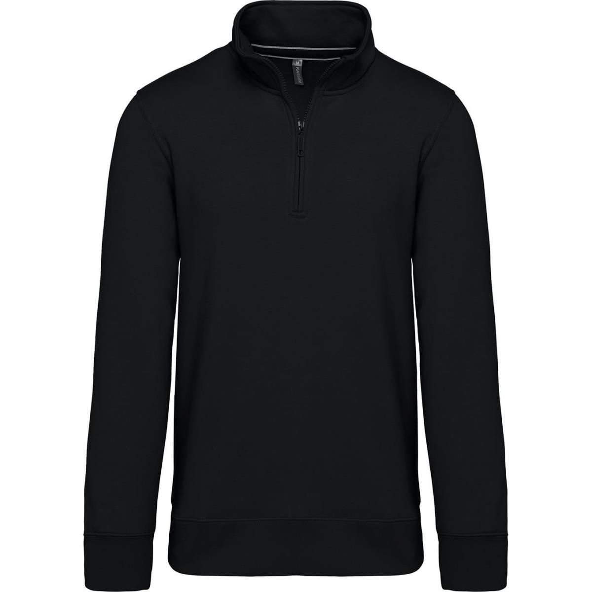 Sweat-Shirt homme premium col zippé Kariban tissu 300 gr/m² lourd