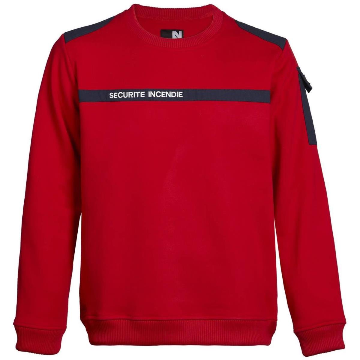 Sweatshirt SECURITE INCENDIE 65% polyester/35% coton  350g/m²