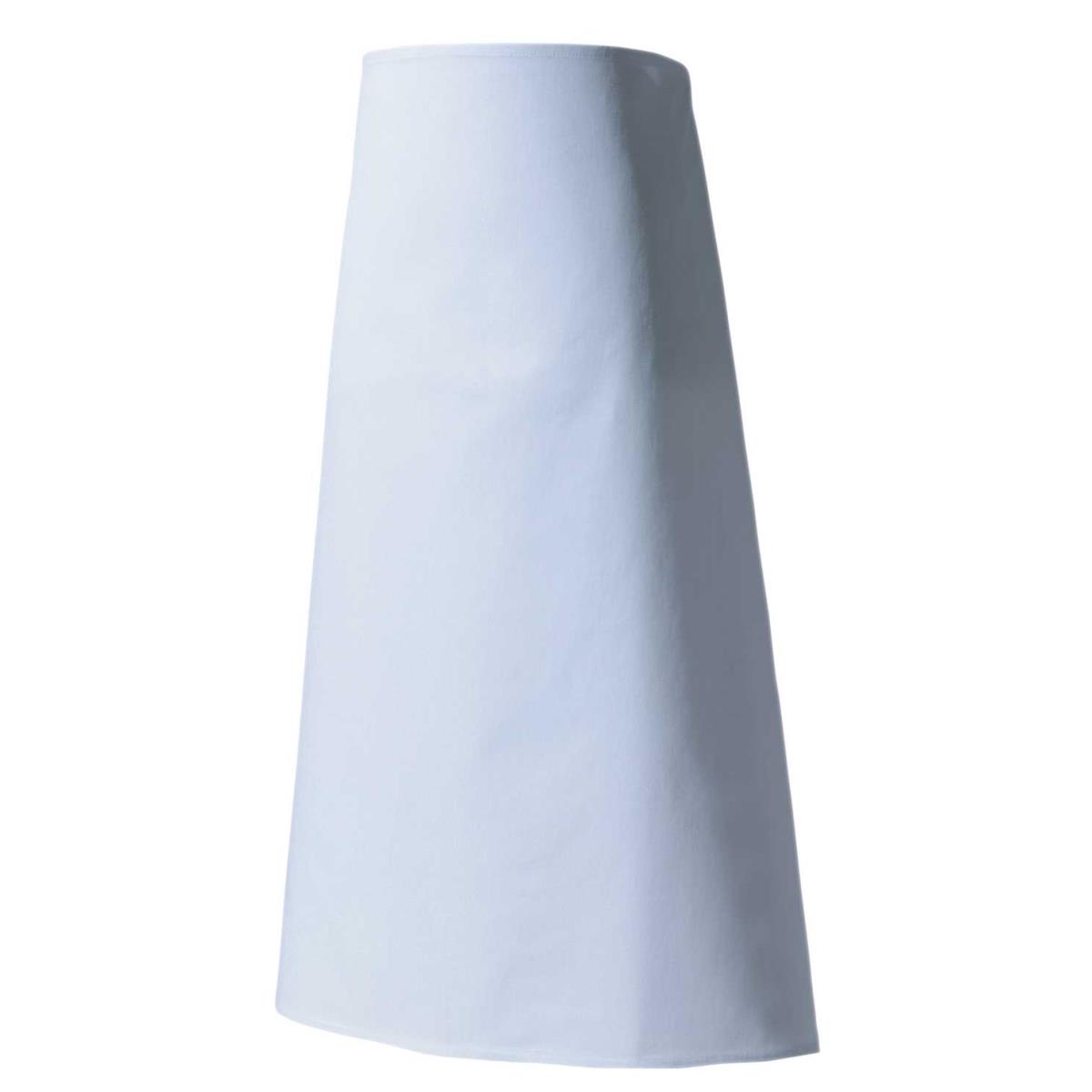 Tablier droit 100% coton hauteur 85cm