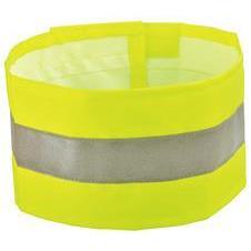 Brassard HV polyester enduit PU avec bandes rétroréfléchissante de 30mm