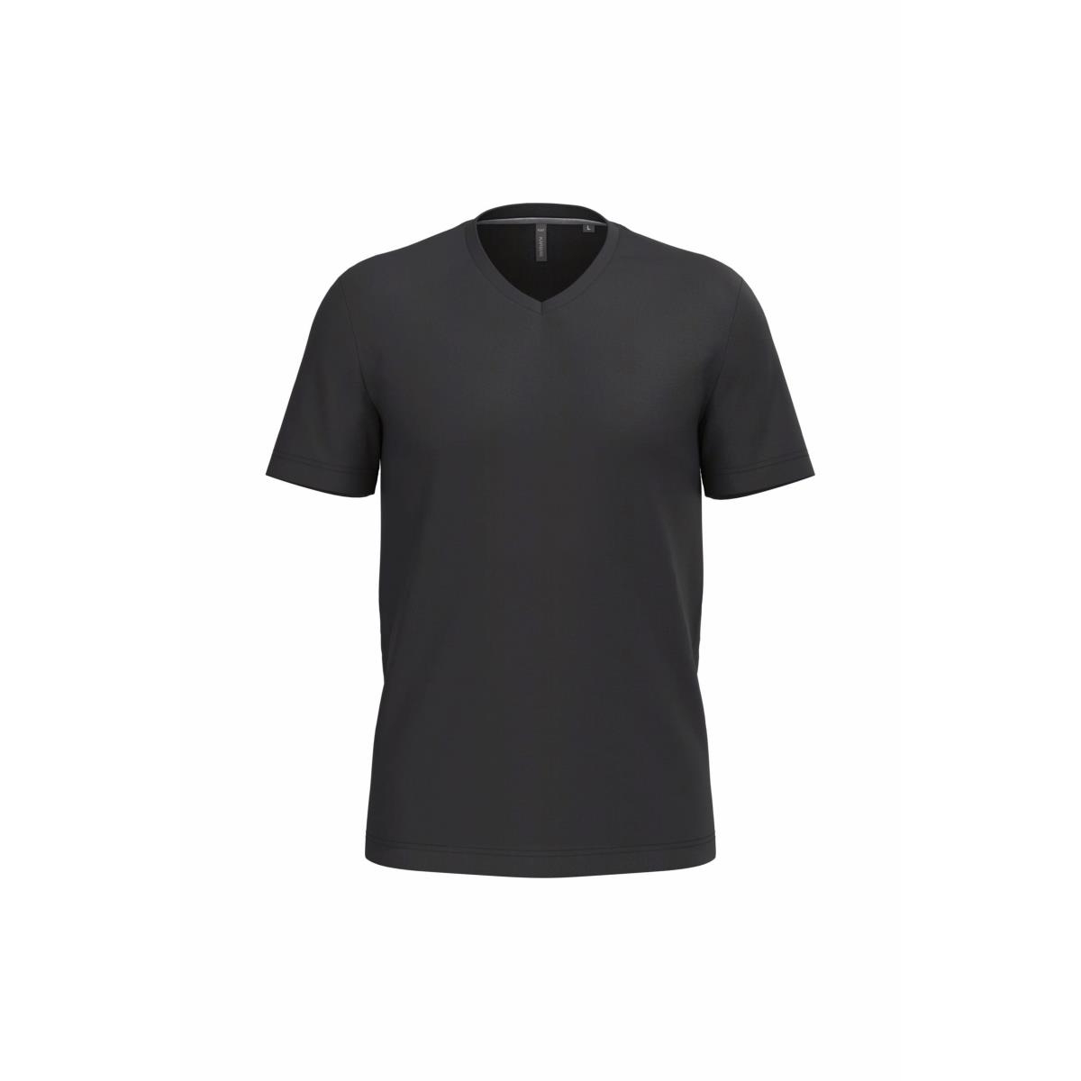 T-shirt homme manches courte encolure V K357 Kariban100% coton 180g/m² avec lava