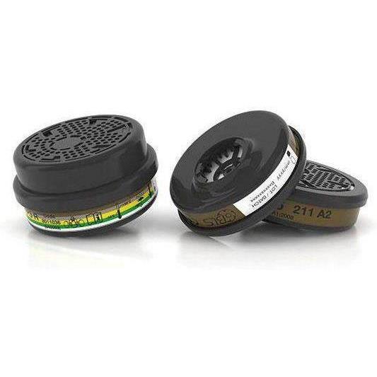 Paire de filtres ABEK1P3R serie 200 pour demi-masque et masque BLS à baîonnette