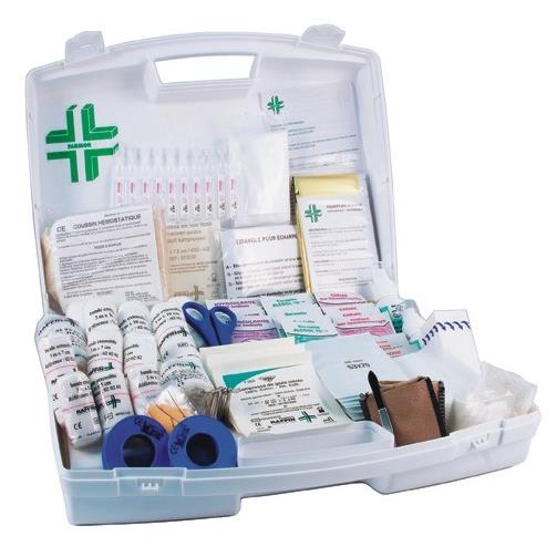 Valise de secours 20 personnes avec poignée de transport