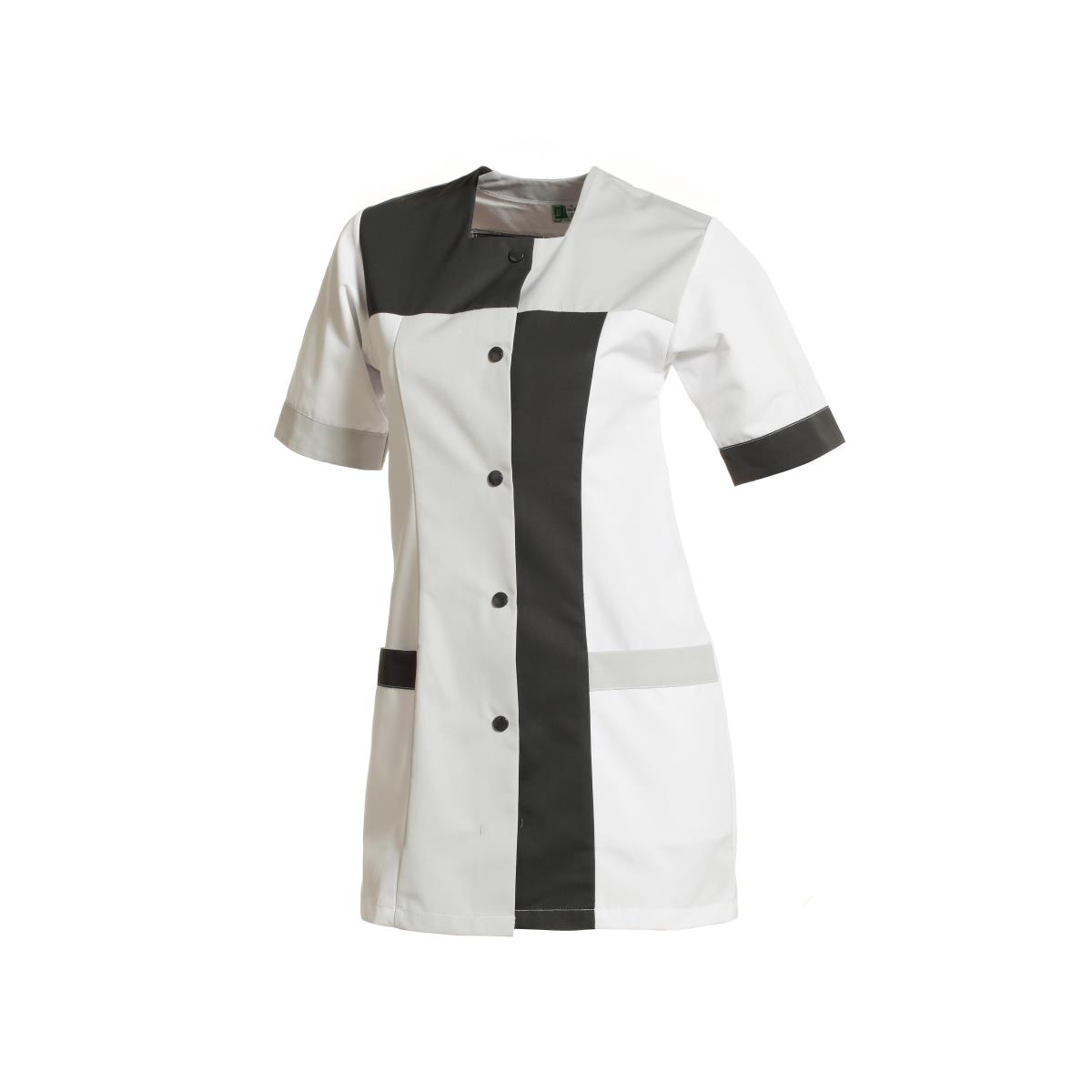 Tunique PERRINE en polycoton fermé par pressions