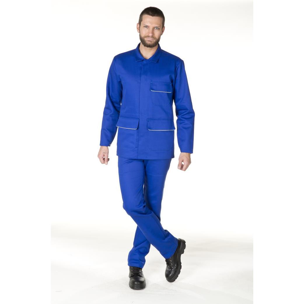 Veste soudeur WORFR, coton ignifugé 340 gr EN11611 et EN11612
