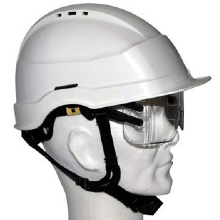 Jugulaire 0360B en tresse polyester, 4 points, boucle rapide, pour casque IRIS 2