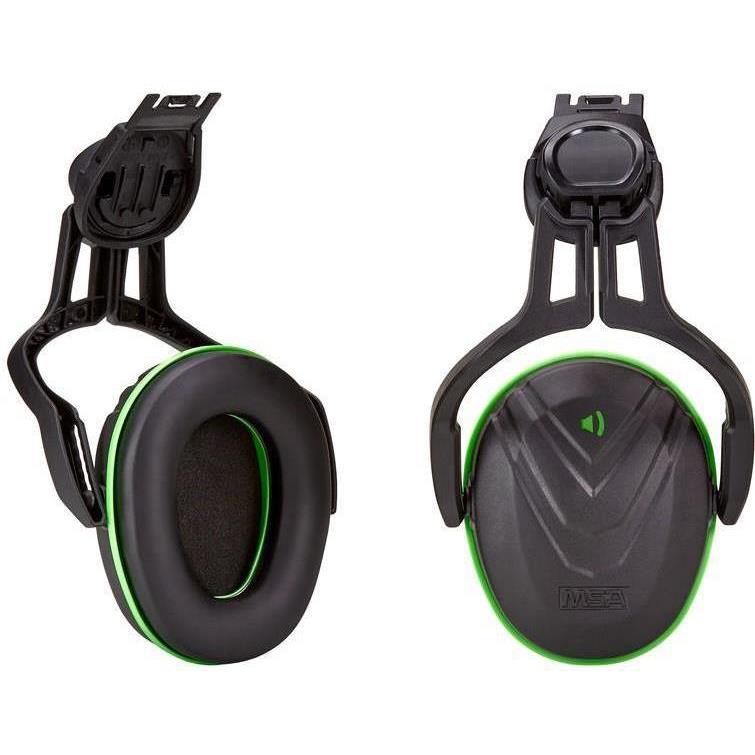 Coquilles antibruit MSA SNR 28 dB pour casque Petzl et Singer