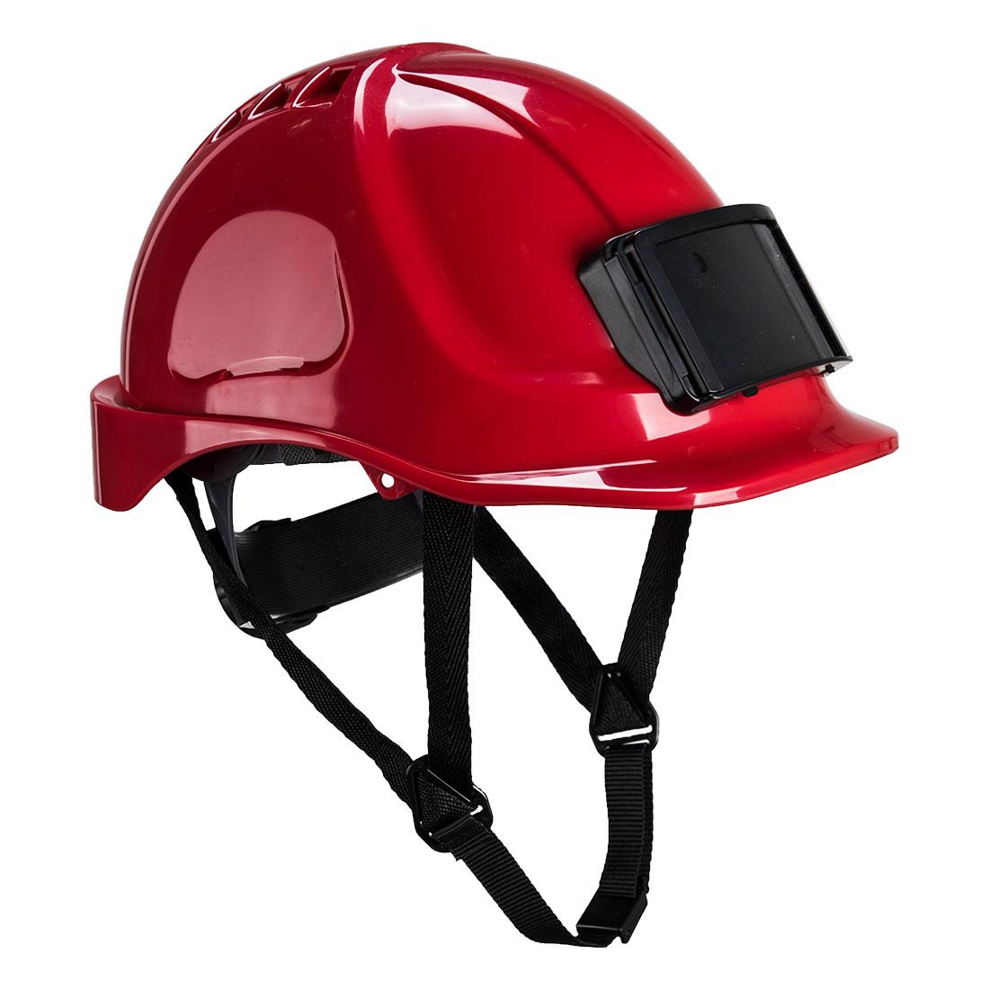 Casque Endurance Abs PB55 porte badge + jugulaire 4 pts