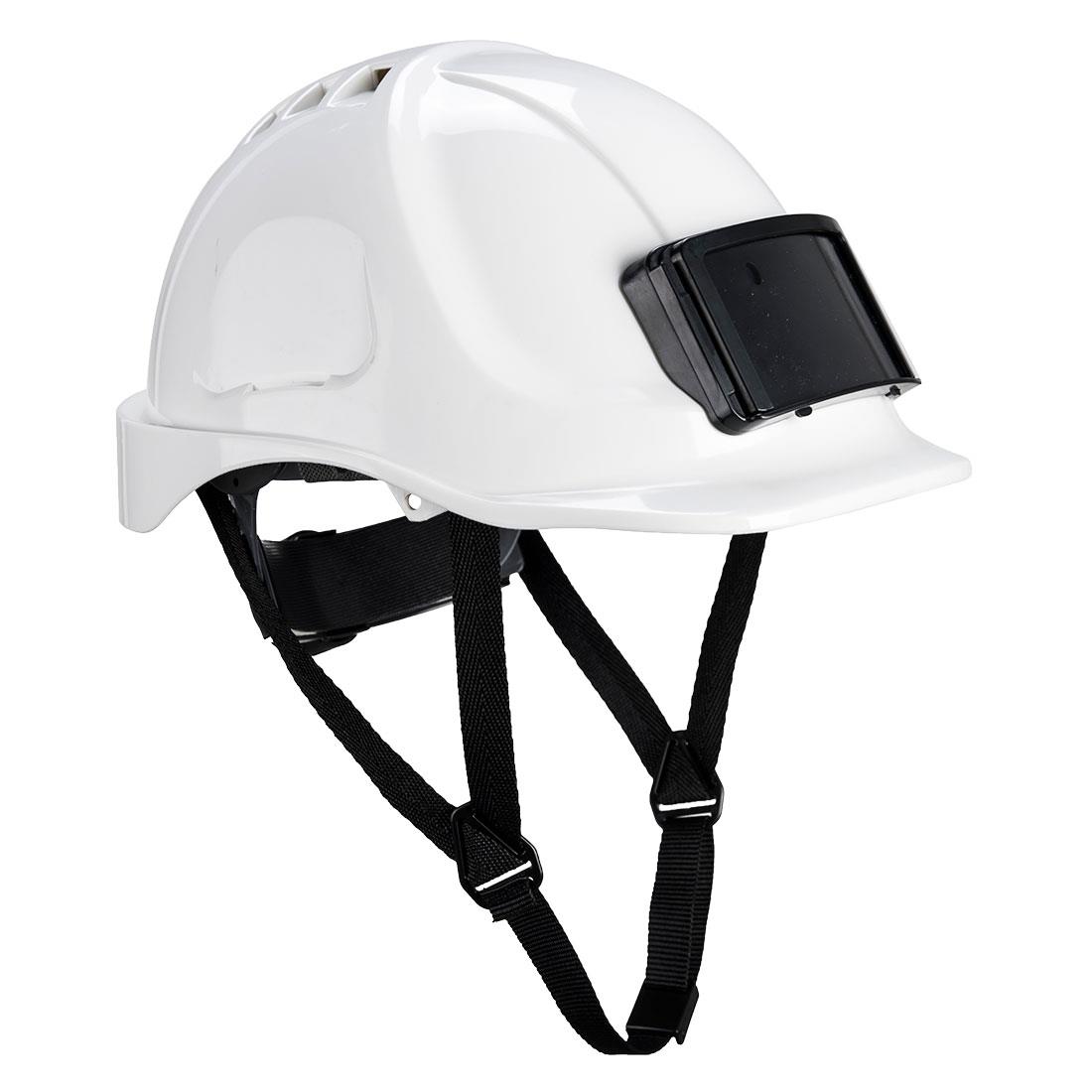 Casque Endurance Abs PB55 porte badge + jugulaire 4 pts