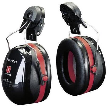 Paire de coquilles antibruit 3M Peltor Optime III 34dB avec attaches P3e