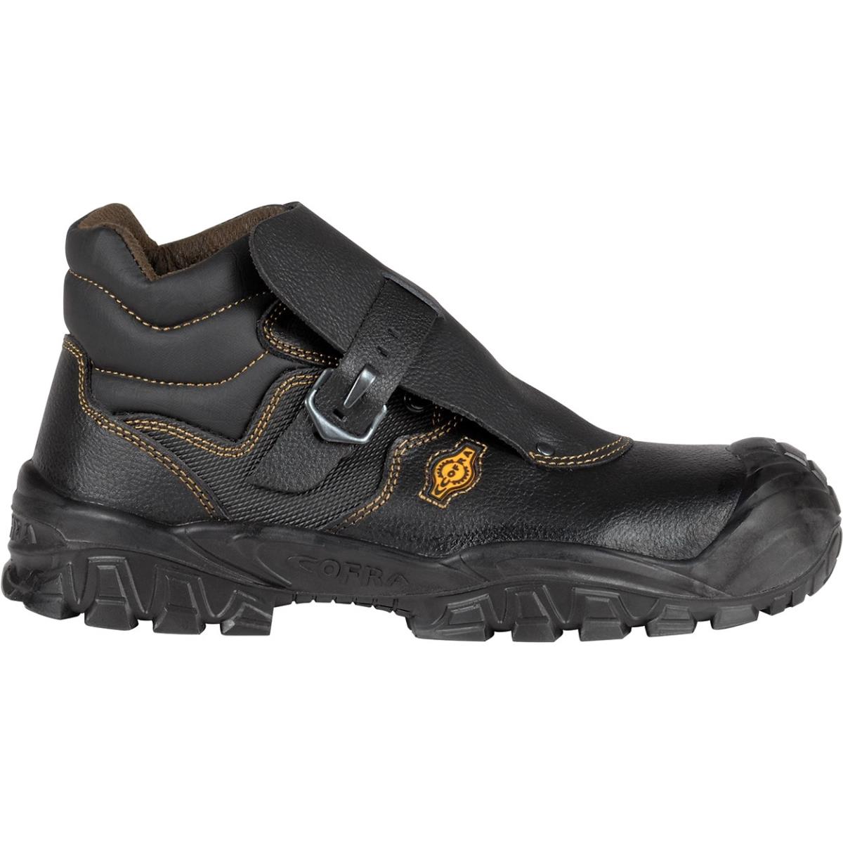 Chaussure noire pour soudeur NEW TAGO UK S3 CI SC FO SR  fermeture boucle métall