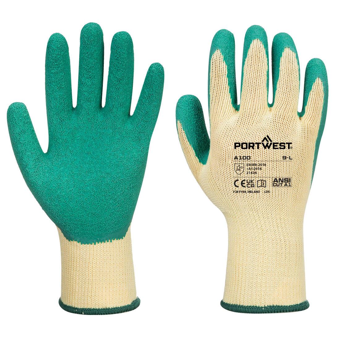 Gant tricoté enduction latex  dos aéré jauge 10