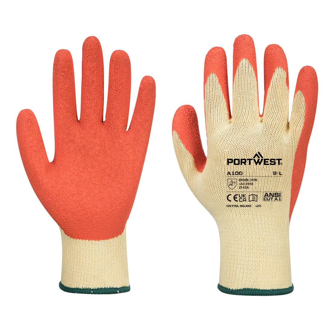 Gant tricoté enduction latex  dos aéré jauge 10