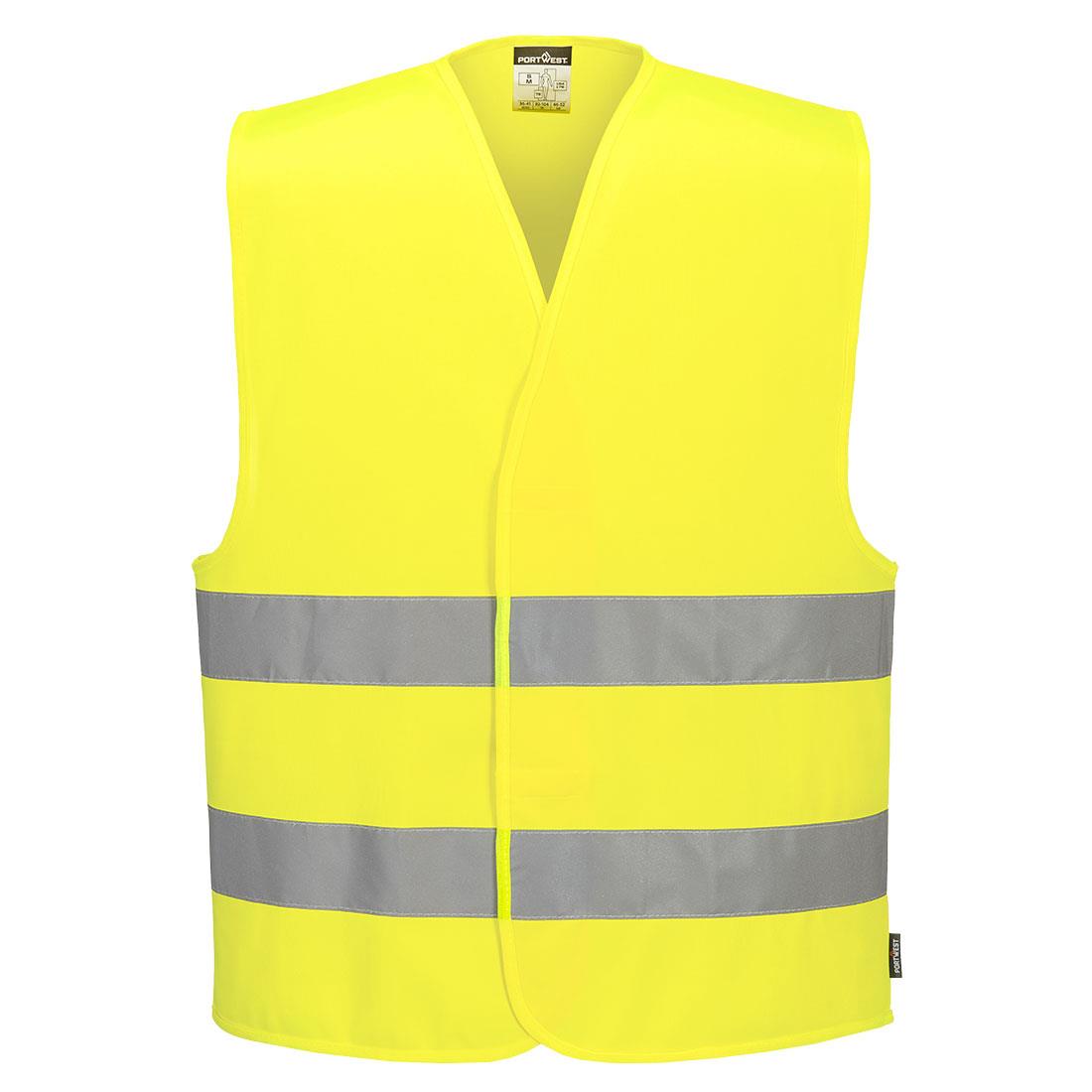 Gilet de signalisation maille EN20471 Double bandes horiz.