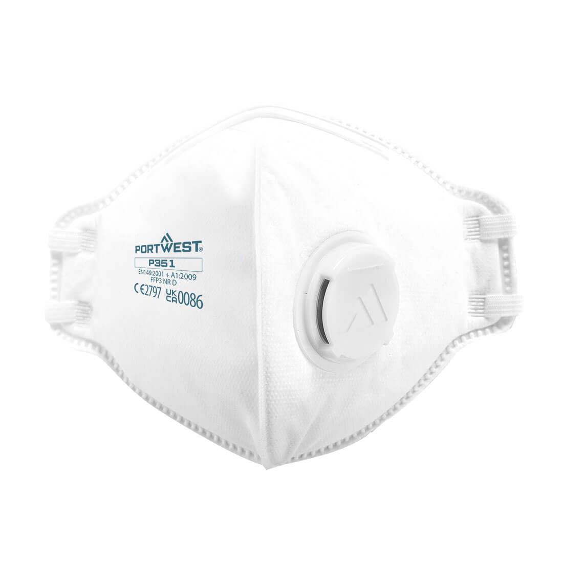Boite de 20 demi-masques filtrant FFP3  contre les particules avec valve d'expir