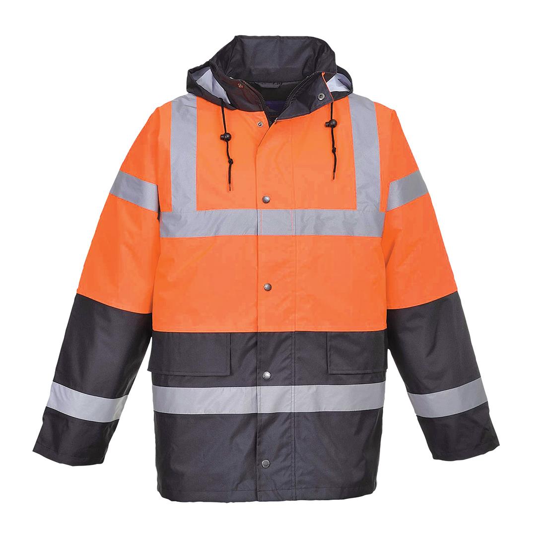 Parka de signalisation S466/S467  bicolore, EN20471 classe3 et EN343 classe 3.1