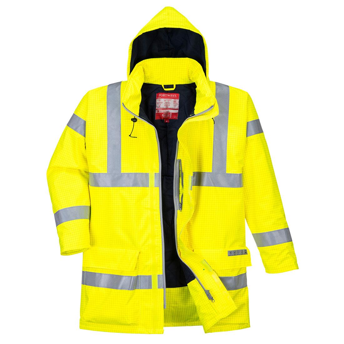 Parka de protection S778 MULTIRISQUES  étanche , non feu , antistatique en tissu