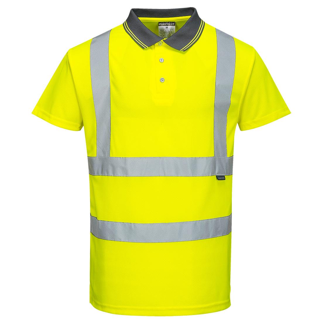Polo de signalisation classe 2 , maille polyest. nid d'abeille aérée
