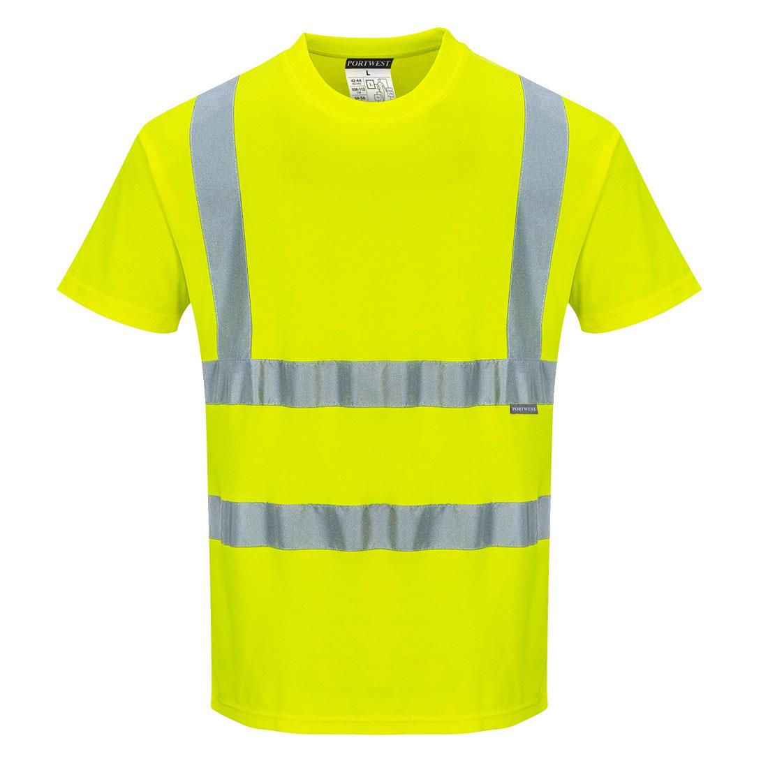 Tee-shirt HV S170 mc EN20471 CL.2 majoriatire coton